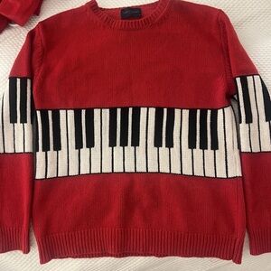 Gyles & George RARE Piano Sweater / Jumper (no scarf)